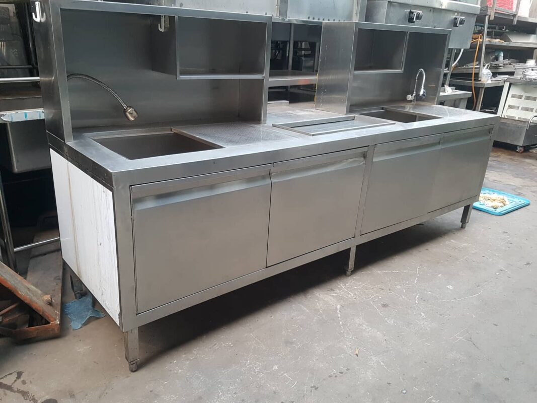 quầy pha chế inox